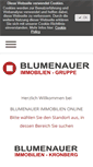 Mobile Screenshot of blumenauer.de